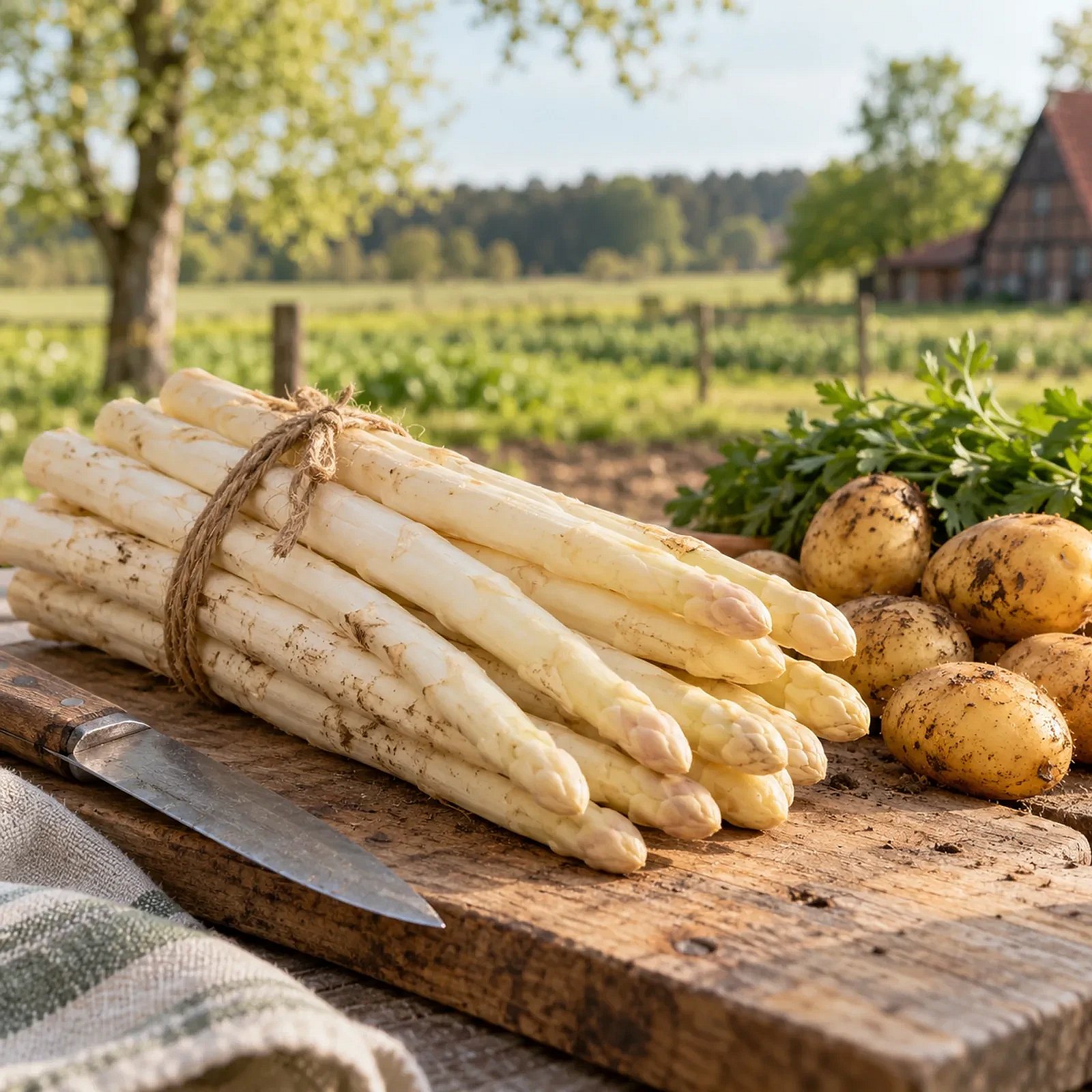 Weißer Spargel